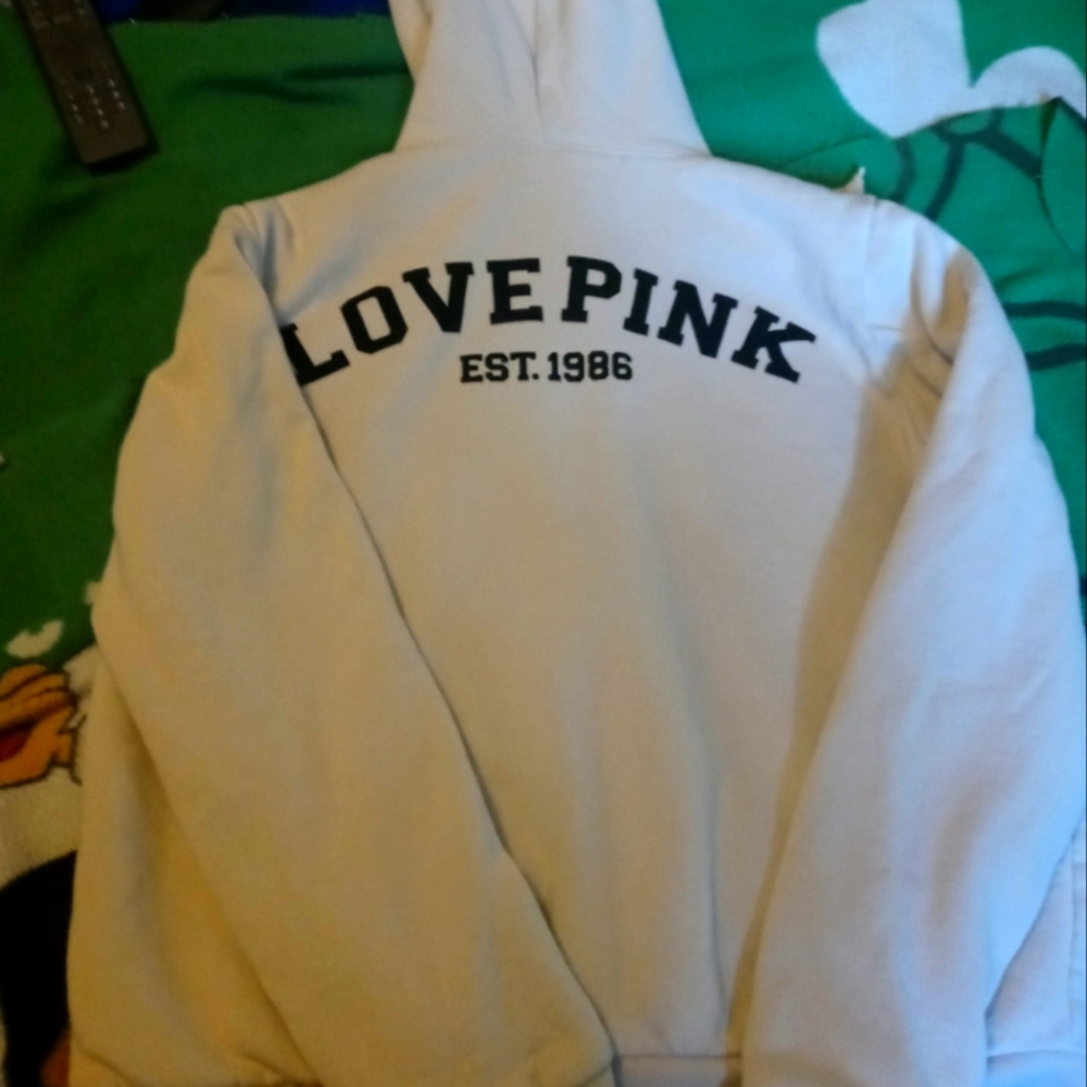 Love pink cream color warm jacket very good shape